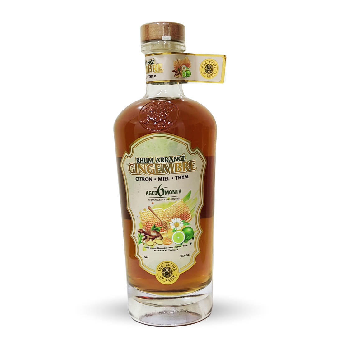 Rhum arrangé Gingembre Miel Thym Citron